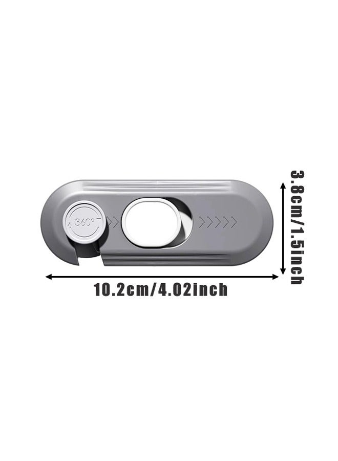 2PCS Refrigerator Safety Cabinet Locks Proofing Strap Oven Fridge Locks Freezer Door Lock with Adhesive - Image 2