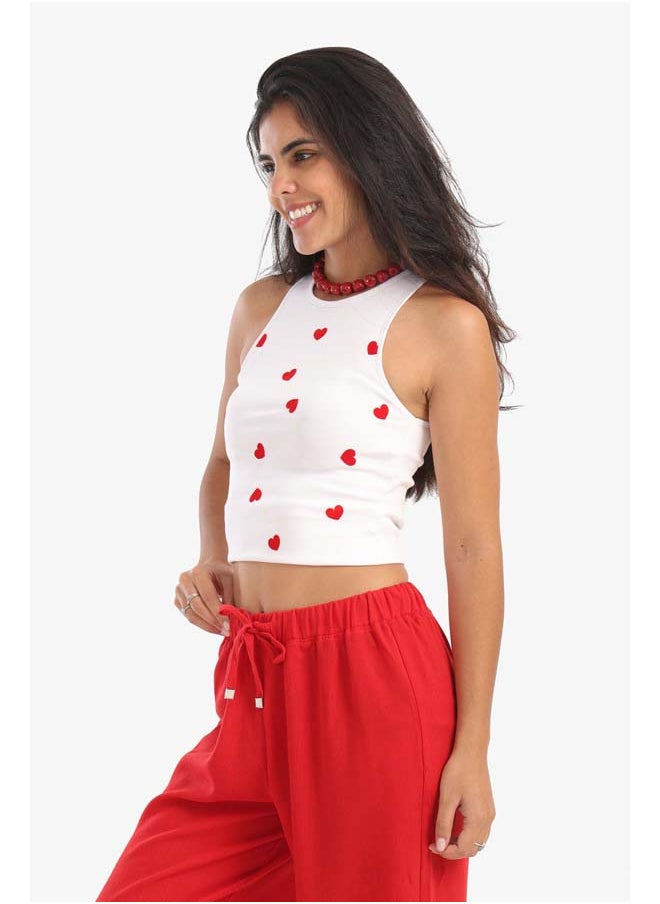Clue Heart Prints Top  - Image 2