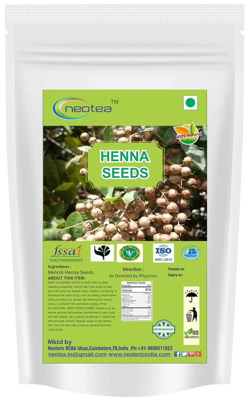 neotea بذور الحناء نيتوتيا 250 جرام مسحوق عشبي طبيعي لفن الجسم صبغة الشعر العناية بالبشرة وتاتو الحناء DIY جودة عضوية نقية - Image 1