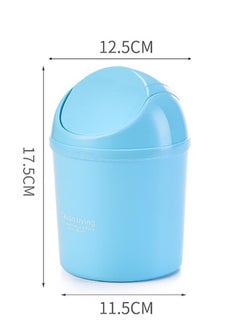 Mini Desk Trash Can with Lid for Office Bathroom Vanity Table, Small Desktop Coffee Kitchen Countertop Garbage Storage Basket Bin (Pink) - pzsku/Z329462B2B23F48A8C81BZ/45/_/1707813494/b521600d-607b-47f3-8f8c-43a0cc8c2a3f