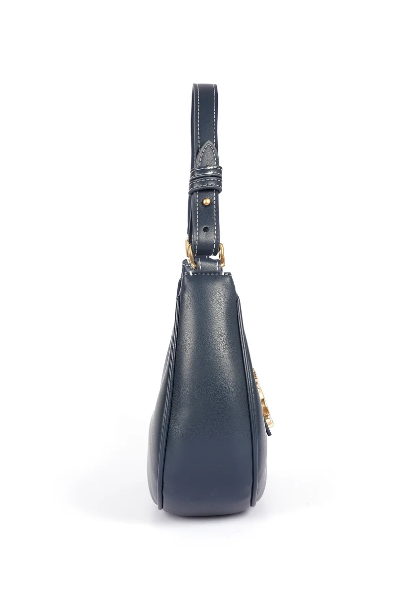 كابلي Half-moon shape faux leather shoulder bag