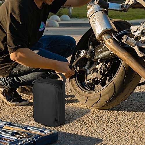 Homakover Carrying Case Compatible with VacLife Tire Inflator Air Compressor Portable Air Pump for Car Bikes, Protective Storage Replacement Travel Bag with Handle for Easy Portability - Case Only - Image 5