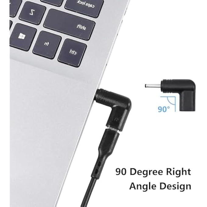 rayihni USB 3.1 TYPE C FEMALE TO DC MALE ADAPTER, 90Â° ANGLED PD EMULATOR TRIGGER FOR 5V /9V/12V CHARGING, COMPATIBLE WITH LAPTOPS, ROUTERS, AND POWER SUPPLY CHARGERS (5V) - Image 2