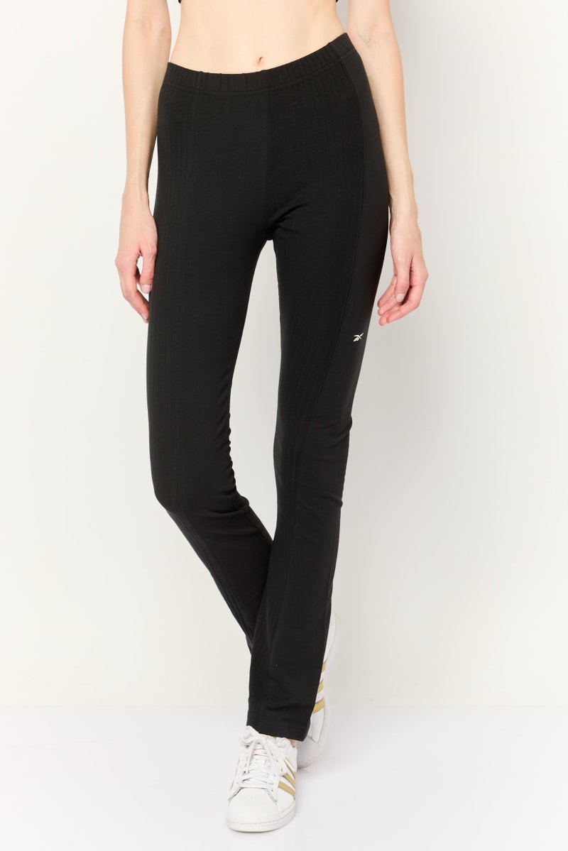 Reebok Women Sportswear Fit Pull On Training Leggings, Black - Image 1