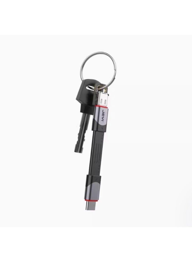 Typec Data Line Double-headed Thunder 3 Full-function Usb4 Short-line Applicable Iphone15 Charging Line Storage Hook - Image 5