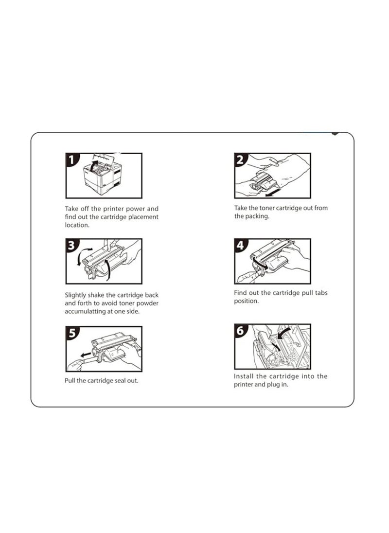 Terabyte XE-7525 WorkCentre 7525 Toner Cartridge Set 5 Pack 006R01516 006R01515 006R01514 006R01513 Toner Replacement for Xerox 7525 7530 7535 7545 7556 7830 7835 7845 7855 Printer (1BK/1C/1M/1Y)  - Image 2