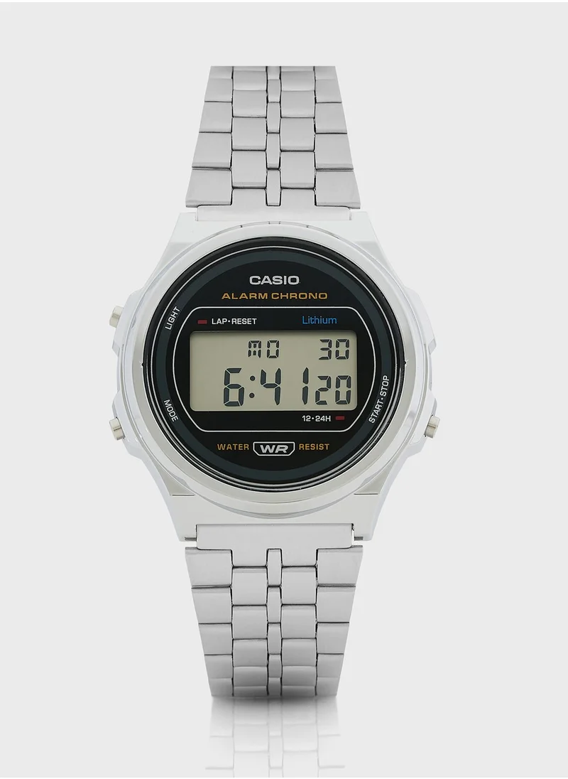 CASIO Steel Strap Digital Watch