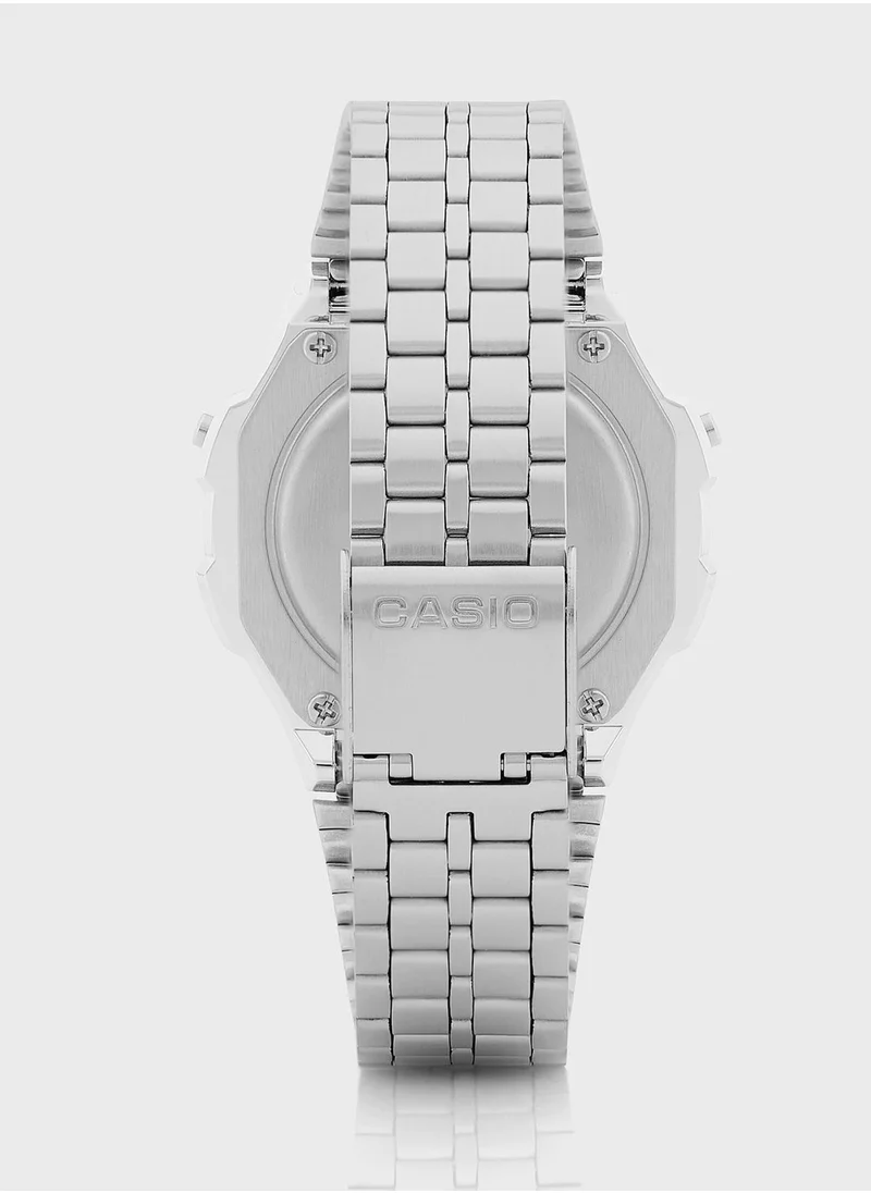 CASIO Steel Strap Digital Watch