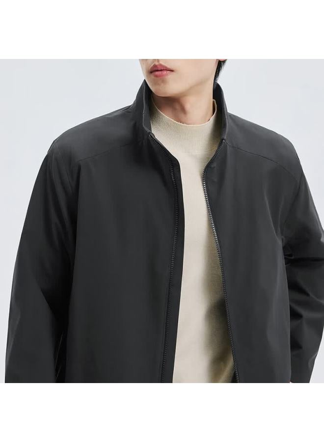 Septwolves Men's Fleece-lined Outdoor Jacket, Stand-up Collar, Triple Protection Lining, Anti-static Casual Clothing For Me - Image 2