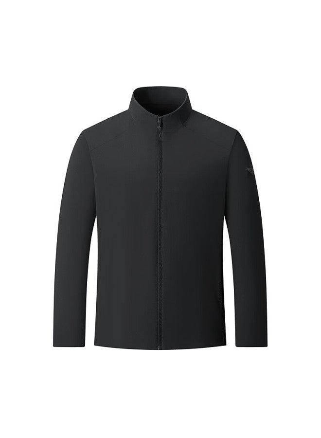 Septwolves Men's Fleece-lined Outdoor Jacket, Stand-up Collar, Triple Protection Lining, Anti-static Casual Clothing For Me - Image 3