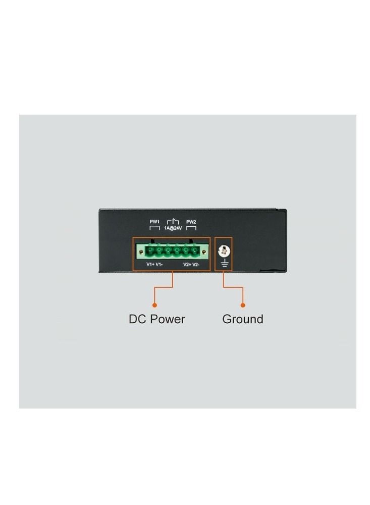 إيرليف IE-840: 8 ports switch with 4 Port 802.3at/af PoE port - Image 2