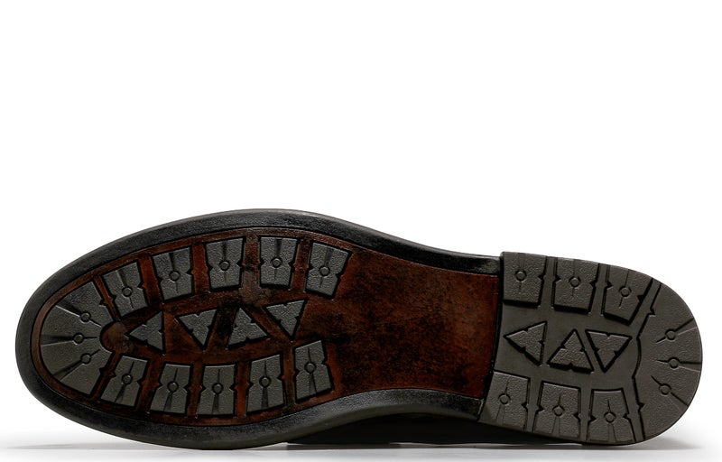 Desai Top Grain Cow Leather Dress Shoes Men's Brown - Image 5