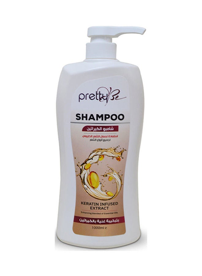 Pretty Be Hair Shampoo with Keratin Infused Extract 1000ml - Image 1