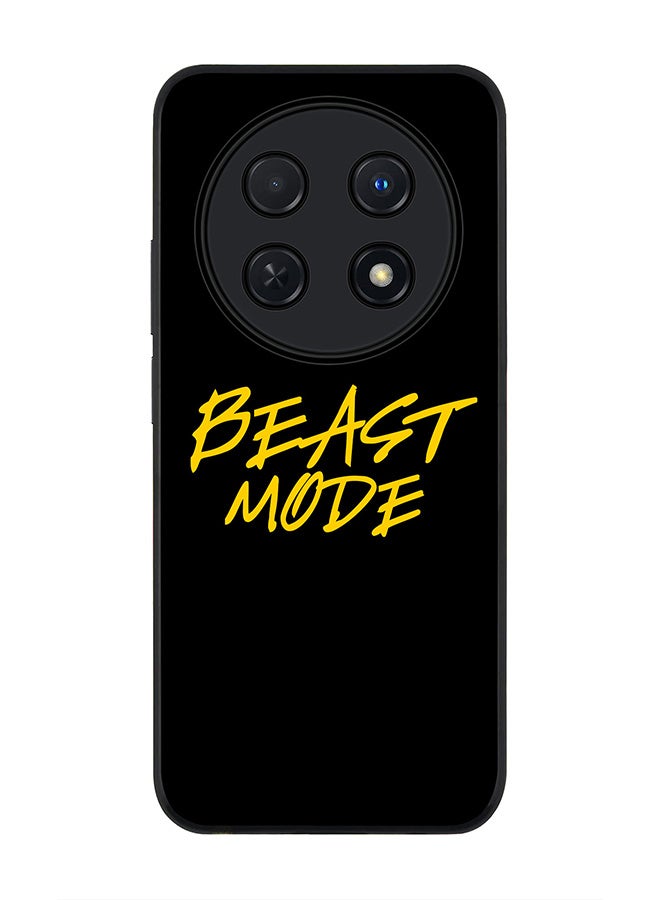 Rugged Black edge case for Huawei nova 12i 4G, Slim fit Soft Case Flexible Rubber Edges Anti Drop TPU Gel Thin Cover -  Beast Mode