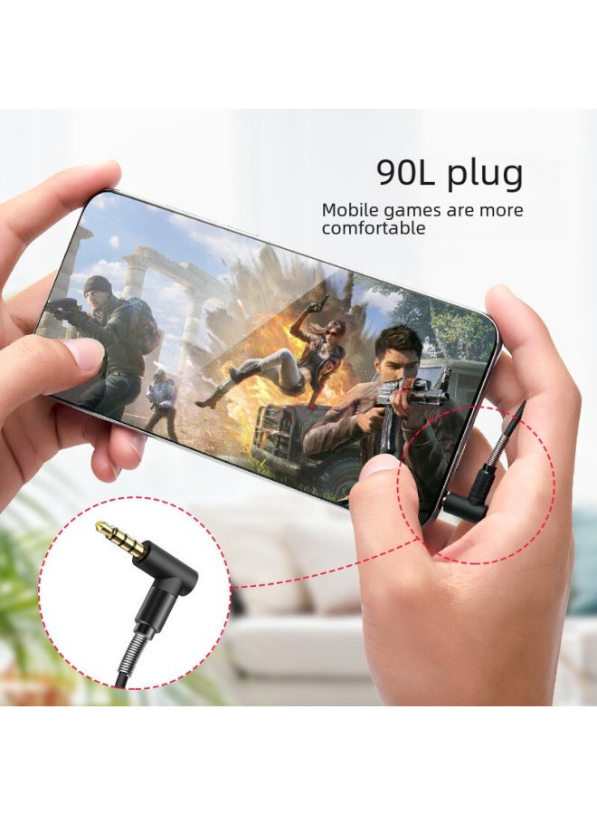 Neutral New Sports Headphones In-ear Transparent Heavy Bass Running Chicken Game Wired Headphones Around The Ear - Image 4