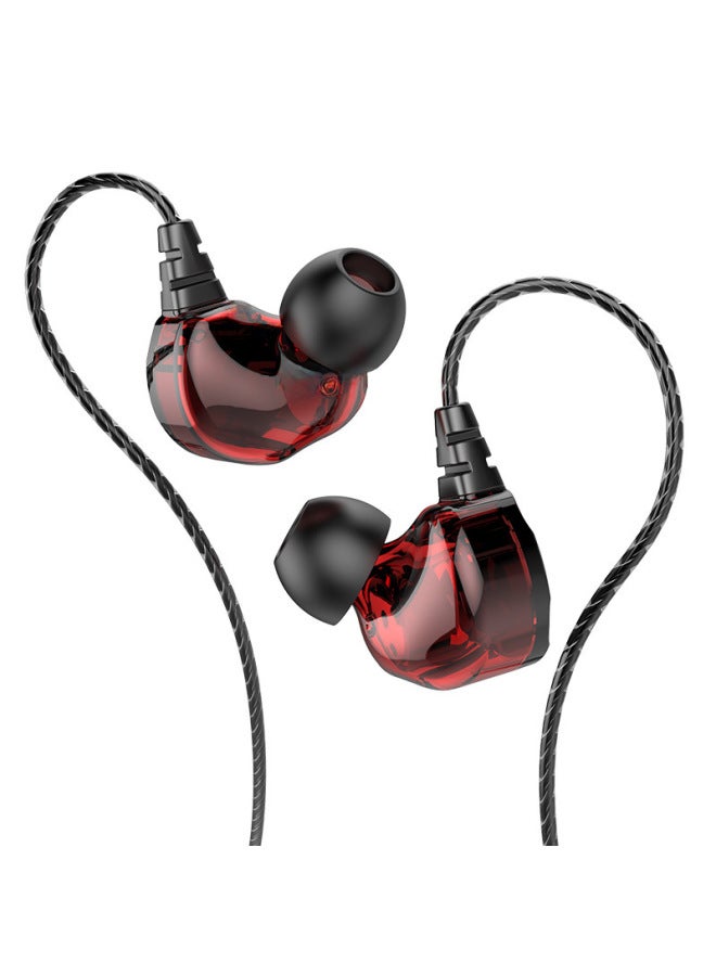 Neutral New Sports Headphones In-ear Transparent Heavy Bass Running Chicken Game Wired Headphones Around The Ear - Image 5