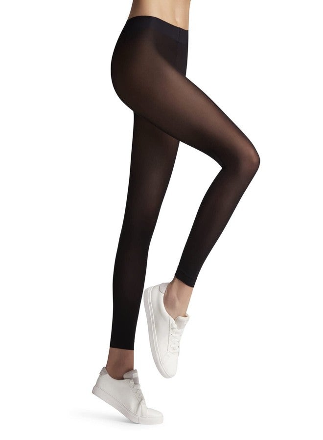 فلايك جوارب نسائية شفافة غير لامعة من فالك، 30 دينير، لون أسود (أسود 3009)، مقاس L - Image 1