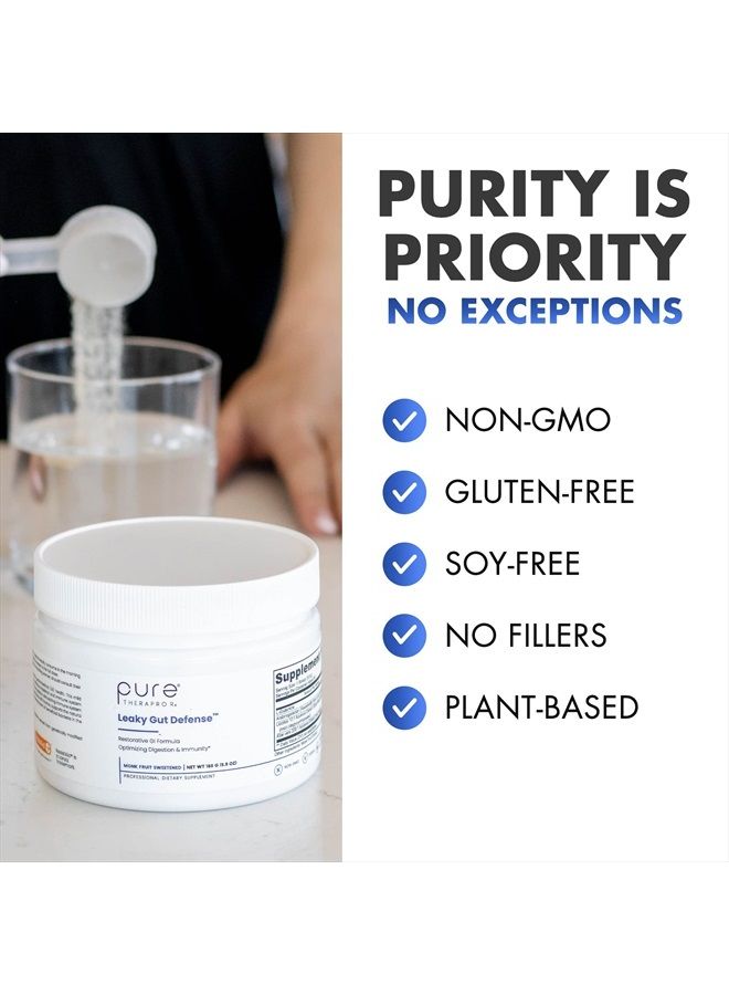 Pure Therapro Rx Leaky Gut Defense - Gut Health Supplement with L-Glutamine, Licorice Root Extract, Aloe Leaf, Arabinogalactan- (30 Servings, 168g)  - Image 5
