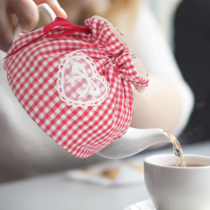 🍳 سخان إبريق شاي مع عازل مقاوم للحروق للاستخدام المنزلي والمطبخ - Image 1
