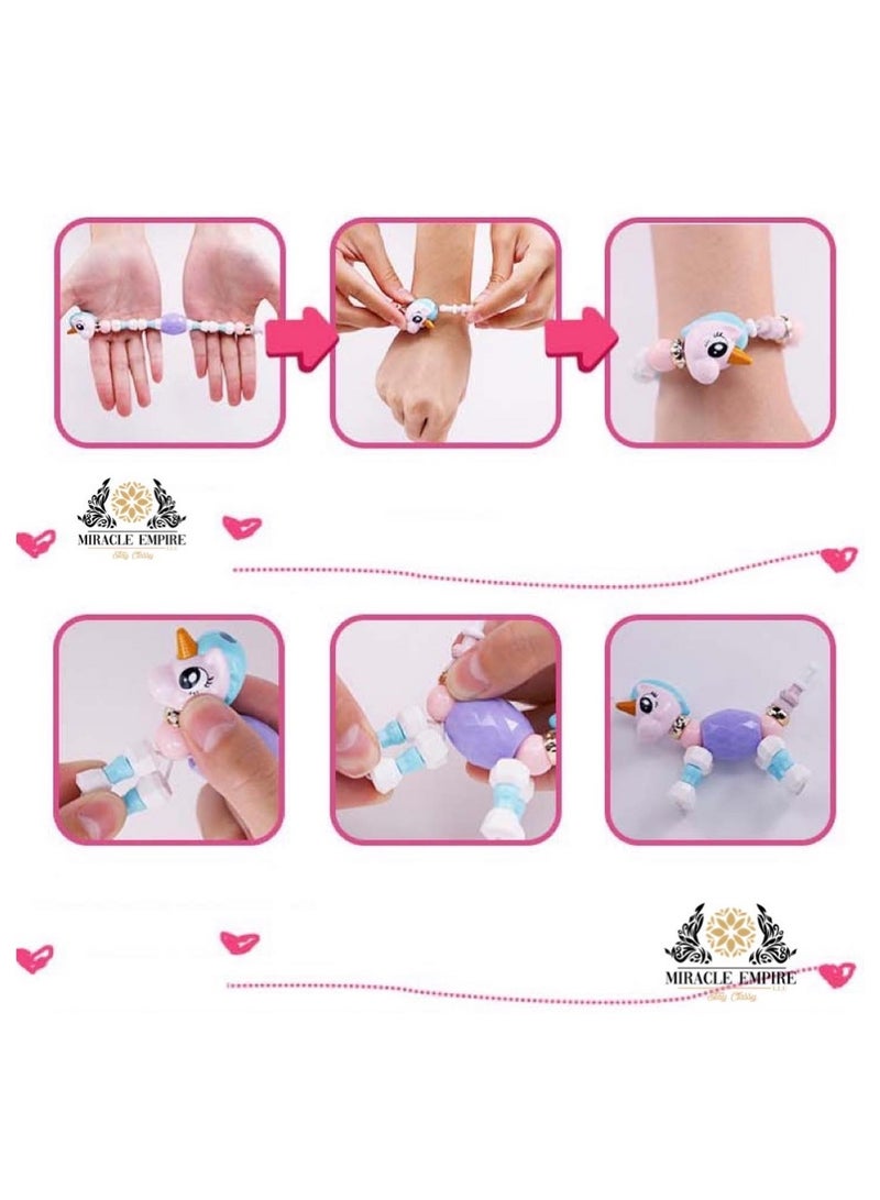 Miracle Empire Pet Beads bracelet turns into a Unicorn toy girls toys handmade party for kids animals education gifts - Image 4