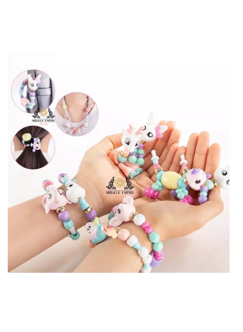 Miracle Empire Pet Beads bracelet turns into a Unicorn toy girls toys handmade party for kids animals education gifts - Image 5