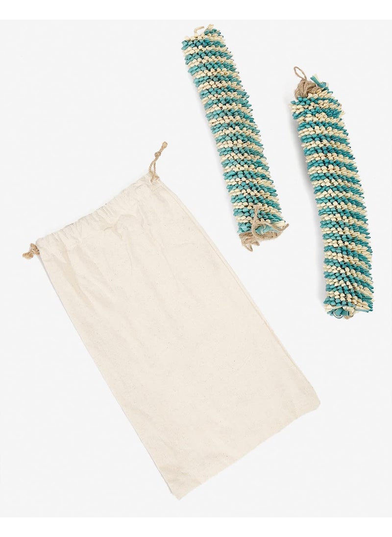 Fabindia Fabindia Siyahi Palmleaf Toran Set  - Image 4