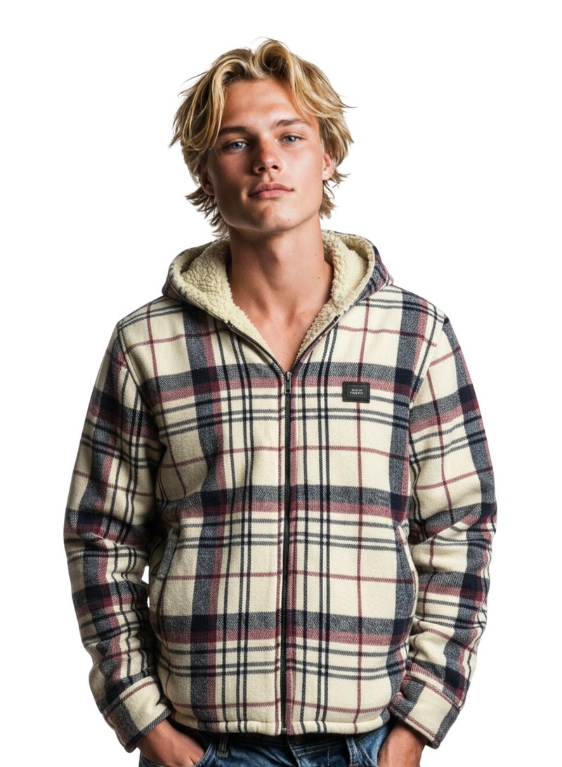 WHITE RABBIT Padded Long Sleeves Zipper Hooded Jacket - Image 2