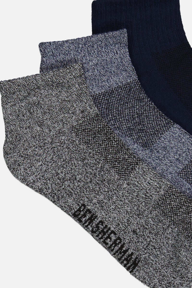 Ben Sherman Men 8 Pairs Brand Logo Breatheable Mesh Socks, Multicolor  - Image 2