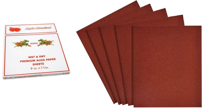 Sand Paper Abrasive Paper Kirin 400-Grit (50 Sheets)