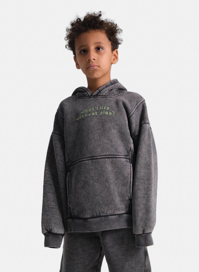 playmore Unisex "What's Life Without Play?" Long-Sleeved Hoodie - Image 1