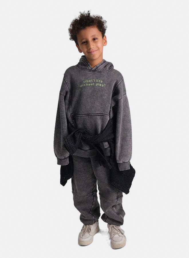 playmore Unisex "What's Life Without Play?" Long-Sleeved Hoodie - Image 2