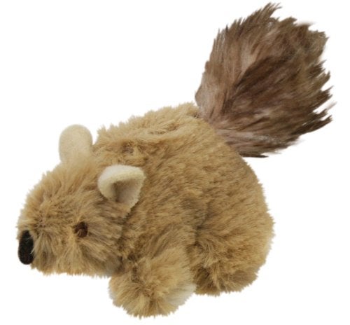 Our Pets OurPets PlayNSqueak Backyard Cat Toy Squeaking Squirrel All Breed Sizes - Image 1
