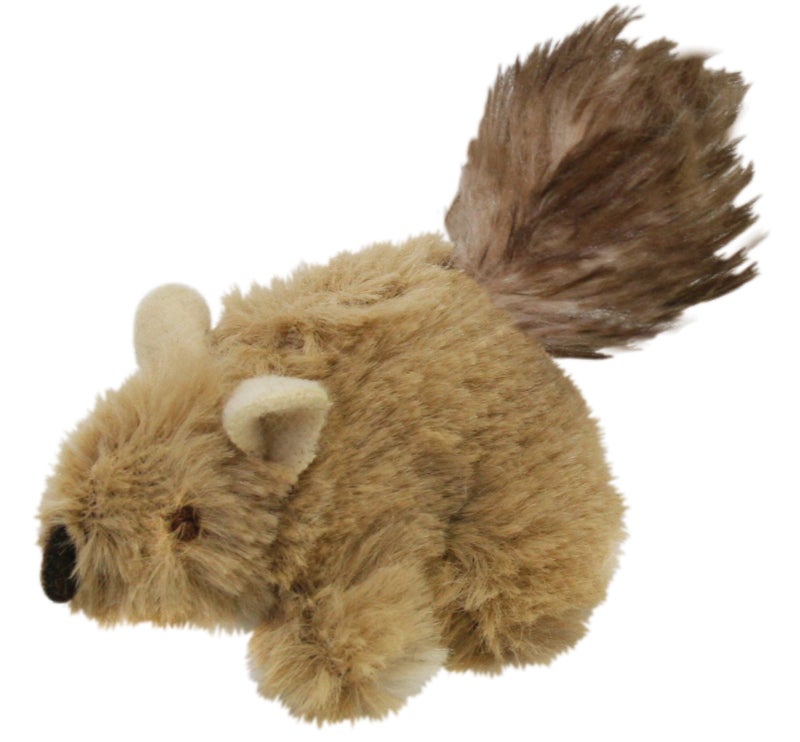 Our Pets OurPets PlayNSqueak Backyard Cat Toy Squeaking Squirrel All Breed Sizes - Image 2