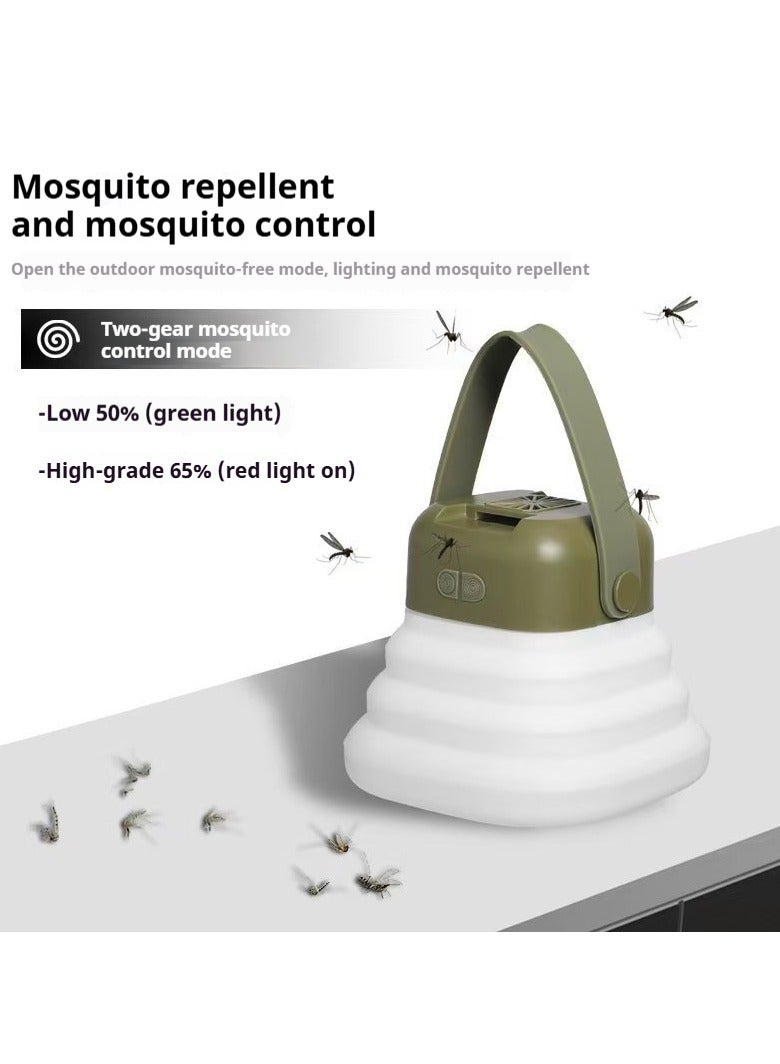【Portable Camping Lantern】 Rechargeable LED Light with 7-Color Mood Lighting & Mosquito Repellent, Waterproof Emergency Power Bank for Outdoor, Hiking, Tent & Survival Gear - Image 3
