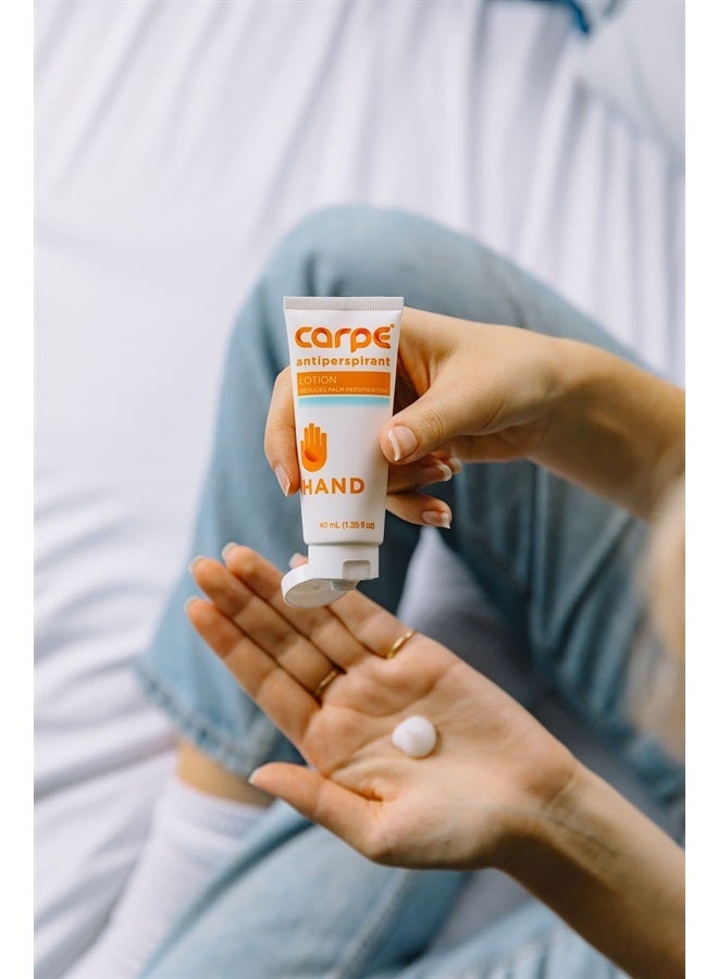 Carpe Antiperspirant Underarm, Hand & Foot Package Deal Save 25% (1Underarm Clinical Strength, 1Hand & 1Foot Antiperspirant), Stop Excessive Sweat, Hyperhidrosis Protection, Dermatologist Recommended - Image 3