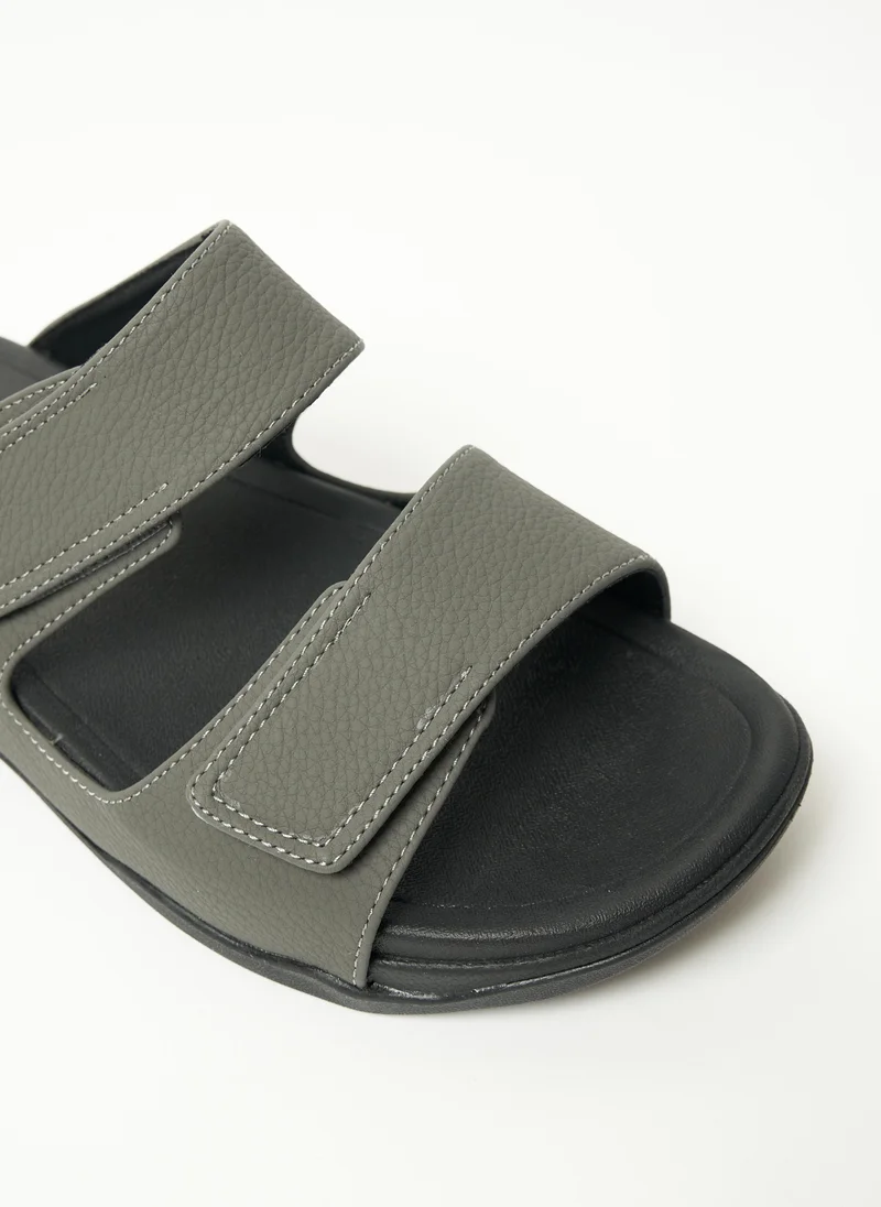 جيومني Geoomnii Mens Arabic Sandals Grey