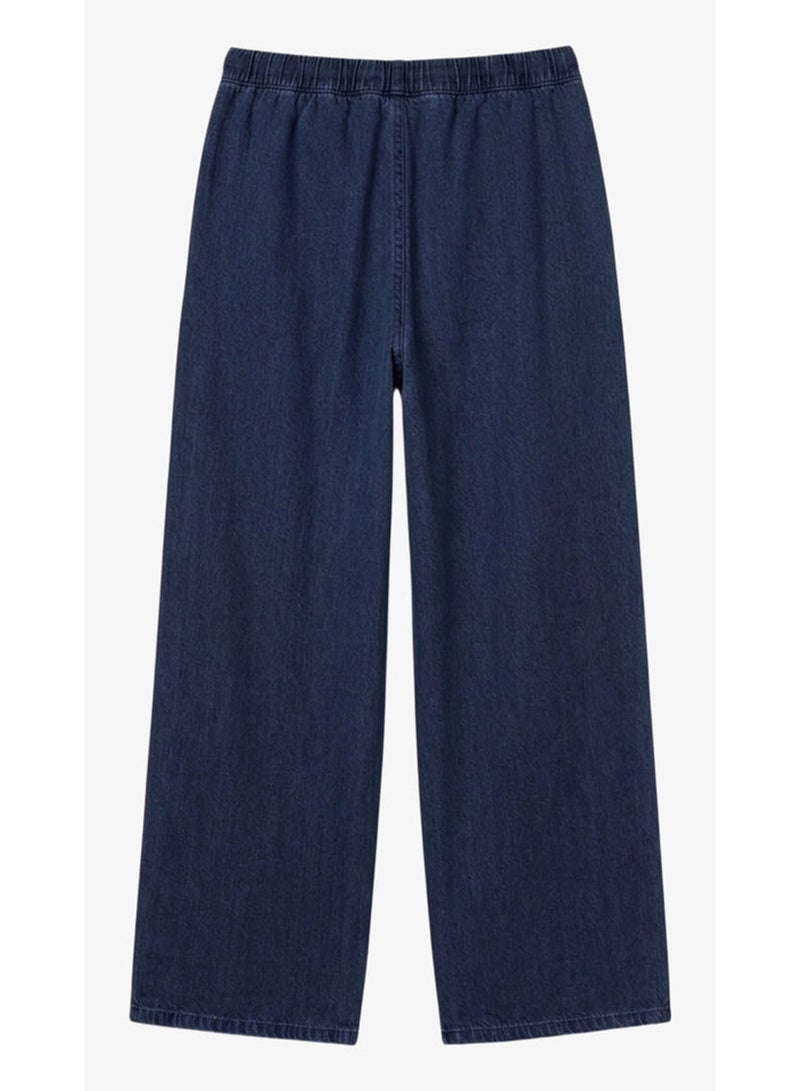 Carina Drawstring Denim Pants - Image 3