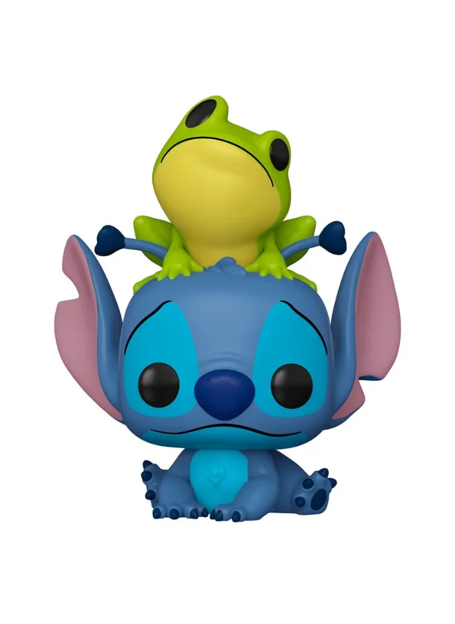 فانكو Funko Pop! Disney: Lilo & Stitch - Stitch w/ Frog (Exc) - Collectable Vinyl Figure - Gift Idea - Official Merchandise - Toys for Kids & Adults