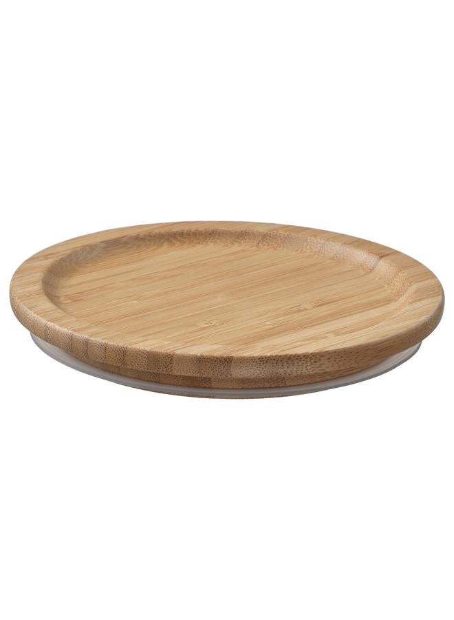 Lid, round/bamboo  - Image 1