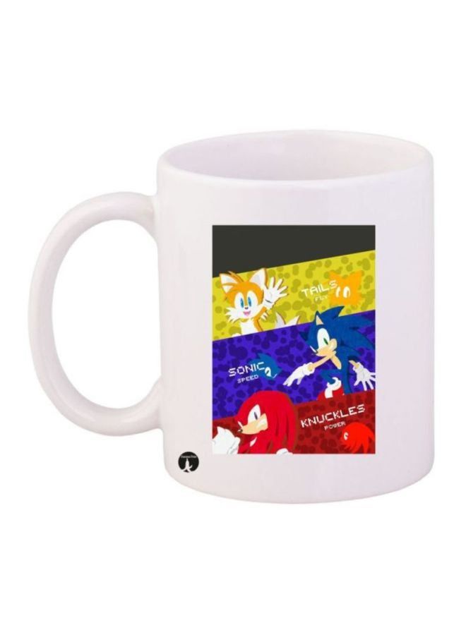 RKN Sonic Video Game Printed Coffee Mug Multicolour - Image 1