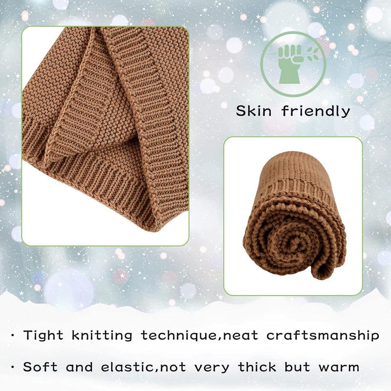 Peecabe Baby Boys Knitted Scarves Warm Toddler Girl Infinity Scarf Kids Soft Chunky Neck Warmer for Fall Winter - Image 3