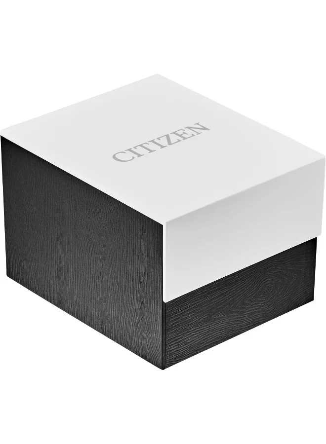CITIZEN Women's Stainless Steel Strap with Gold Plating Quartz Standard Watch EQ0603-59P - 27.5 mm