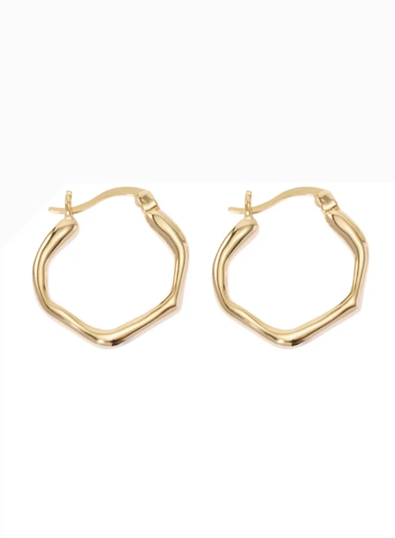 Irregular Gold Hoops
