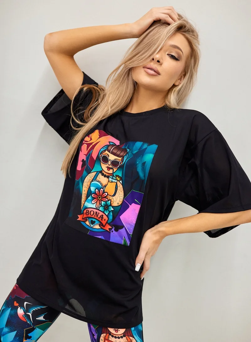 بونا فيدي Bona Fide T-Shirts for Women – Women Summer Tops – Comfortable T Shirt with Short Sleeve