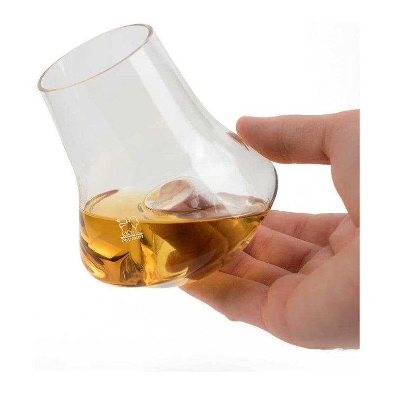 Peugeot Les Impitoyables Whisky Tasting Set (2-Pack), Includes 2 Glasses, 2 Chilling Bases and 2 Coasters - Perfect for Whiskey Enthusiasts, Can be Used with Other Spirits - Image 2