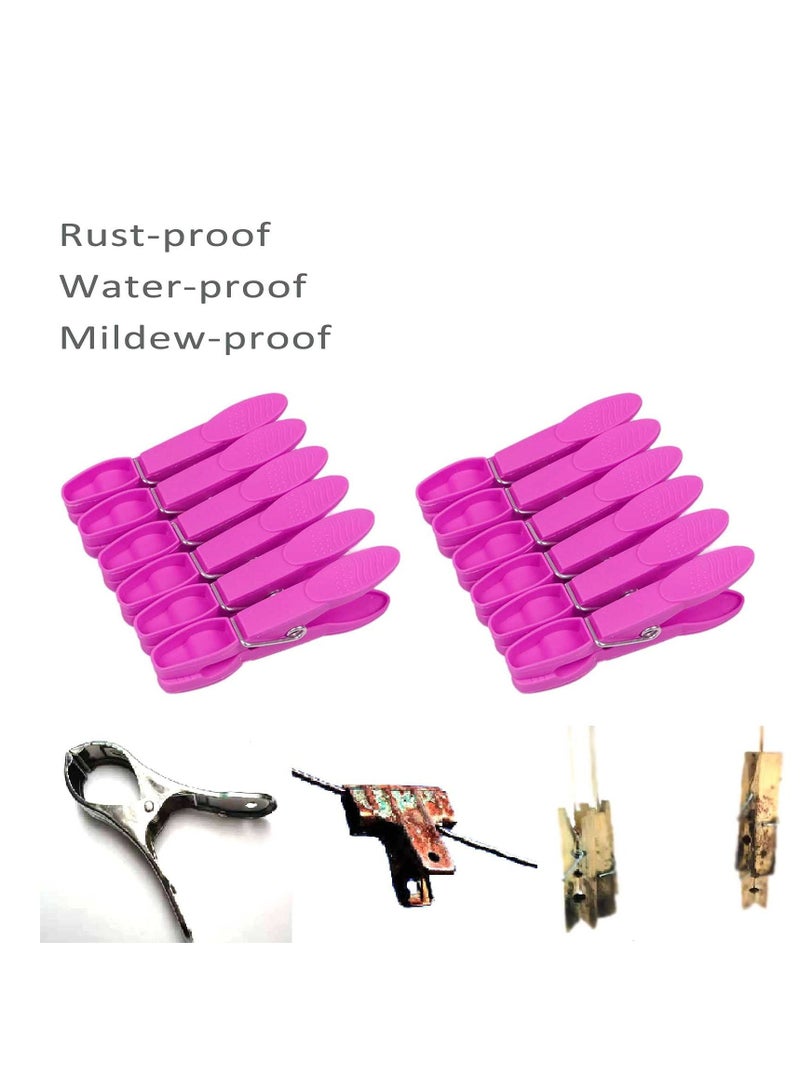 Y&D 48 Pack Colorful Plastic Clothespins Heavy Duty Laundry Clothes Pins Clips Pegs Drying Line Small Colored for Outdoor Clothesline Crafts Package Lanundry Bathroom or Kitchen  - Image 4