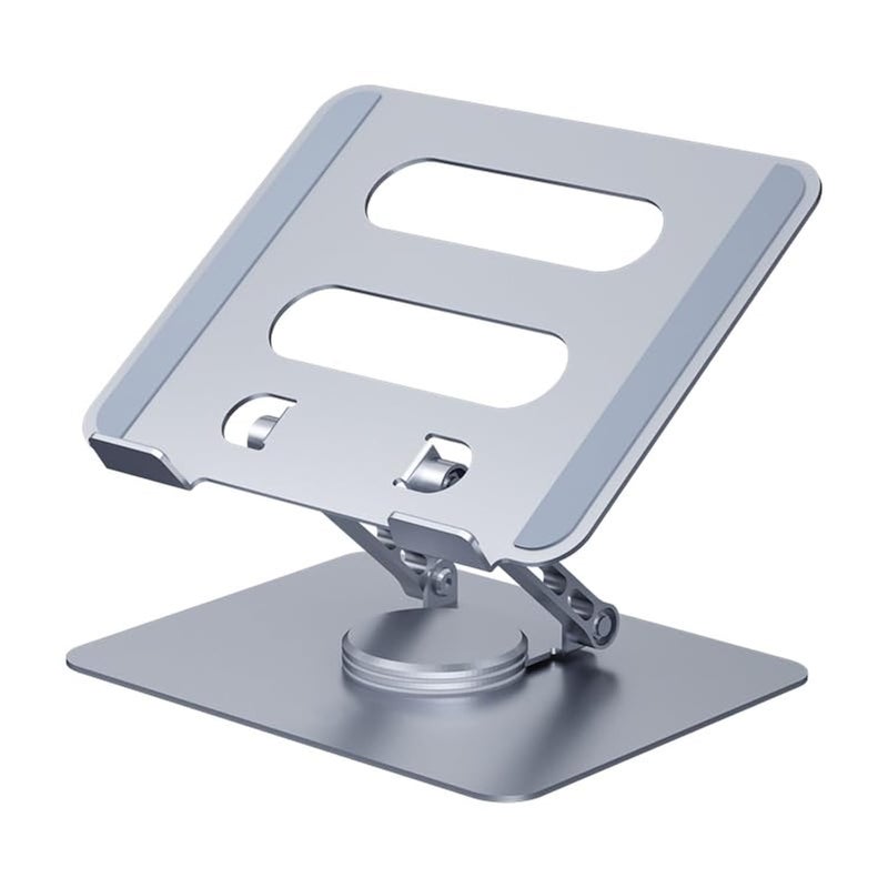 Vortex D086Silver Laptop Stand Ultimate CuttingEdge Durable Convenient Secure Cooling Aluminum 360degree Effortlessly Rotating Innovative Design Comfort and FlexibleSilver - Image 2