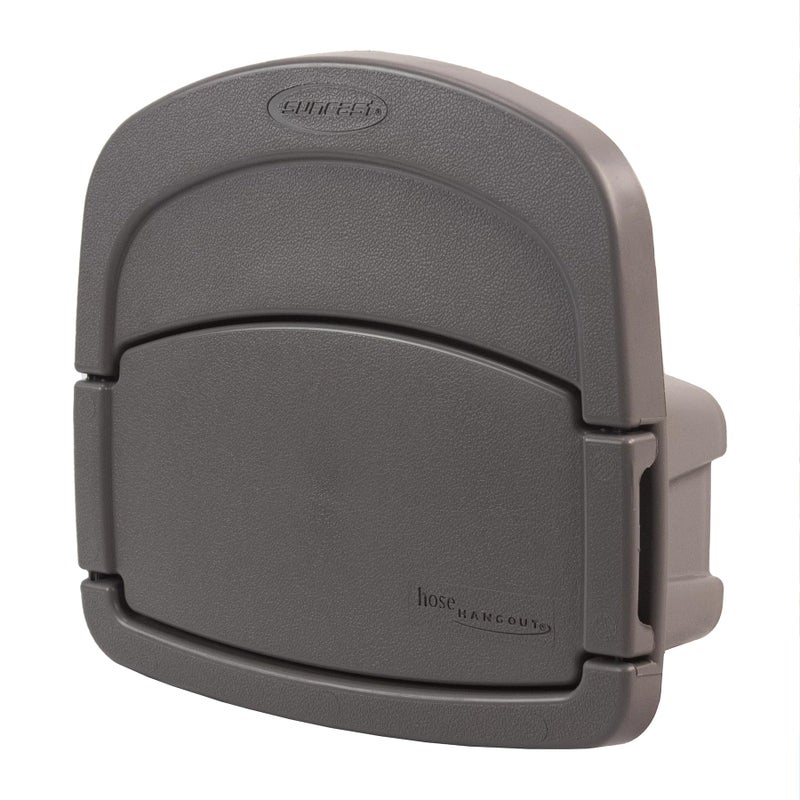 Suncast DHH150ST Deluxe Hangout Hose Hanger,Stoney Gray ,1 Count (Pack of 1) - Image 1