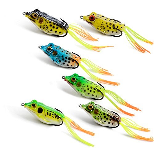 Supertrip Topwater Frog Crankbait Tackle Crank Bait Bass Soft Swimbait Lures Crankbaits Baits Hard Bait Fishing Lures Color 12pcs - Image 2