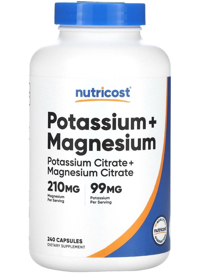 Potassium + Magnesium, 240 Capsules